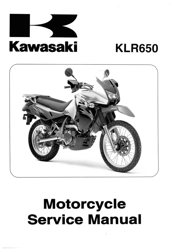 Product picture KAWASAKI KLR650 Service Manual  Repair Manual 08-09