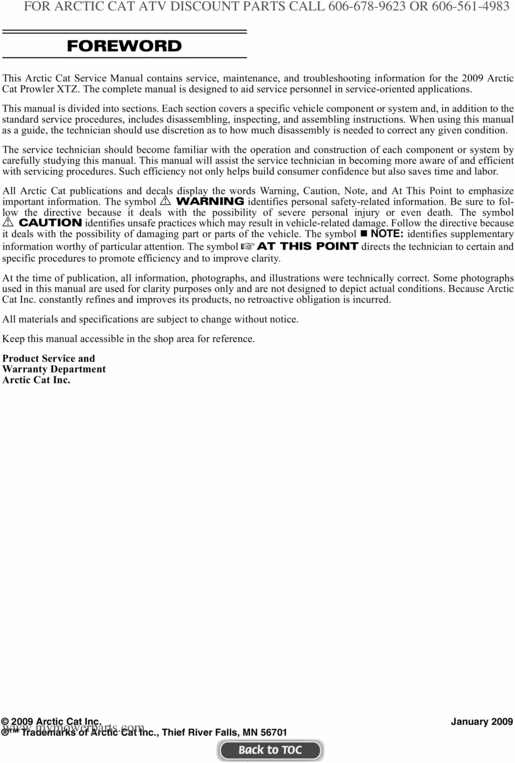 Product picture 2009 Arctic Cat Prowler XTZ UTV Service Repair Manual